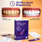 Purple Teeth Whitening Strips