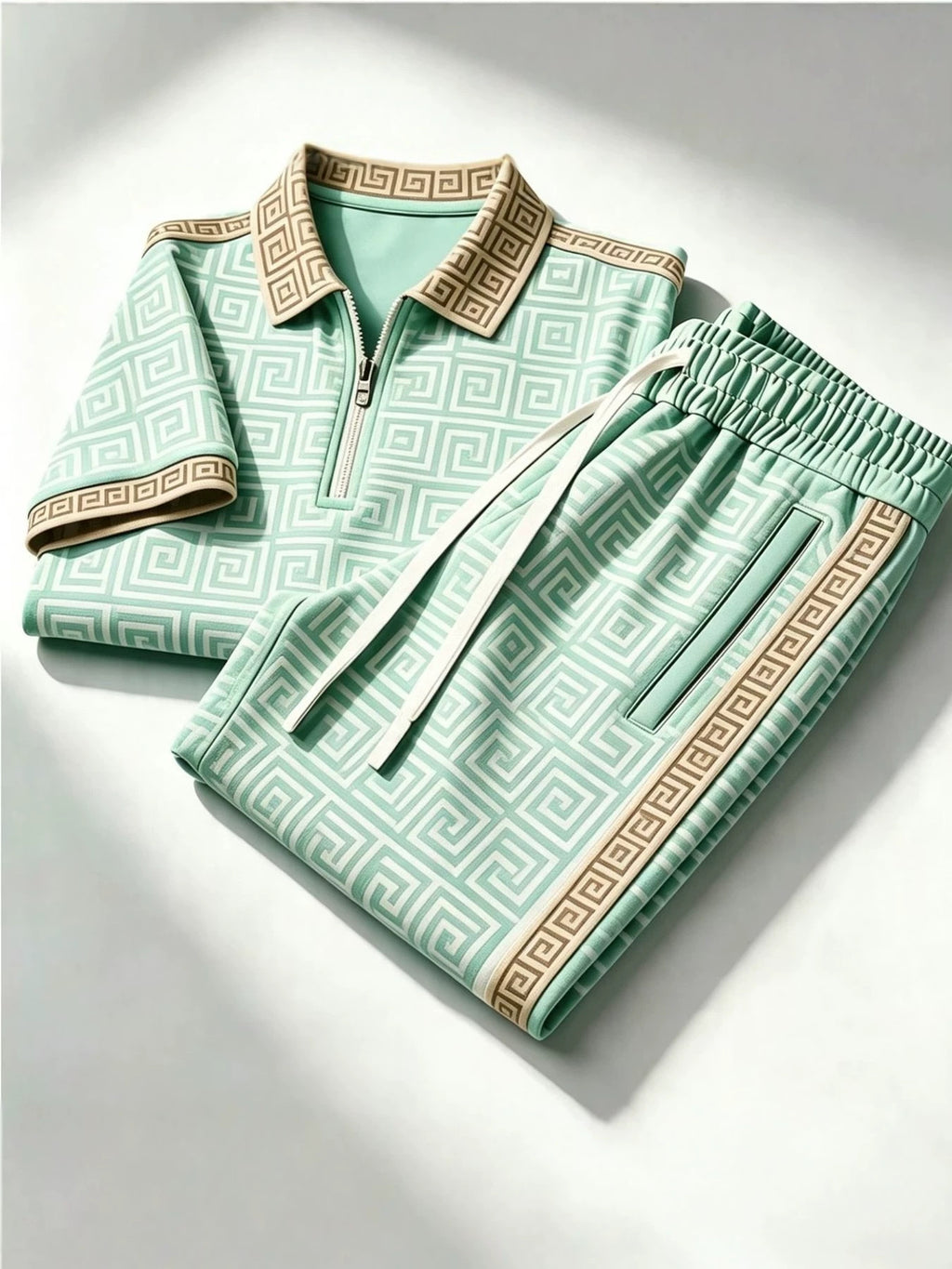 Men's Polo Shirt and Pants Set