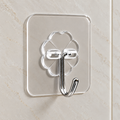 Transparent Self-Adhesive Wall Hooks
