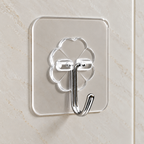 Transparent Self-Adhesive Wall Hooks