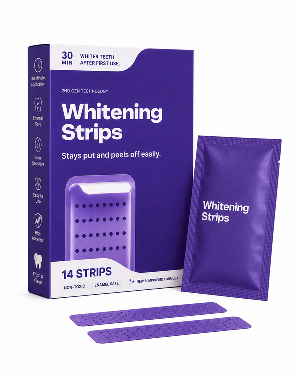 Purple Teeth Whitening Strips
