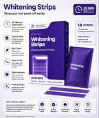 Purple Teeth Whitening Strips