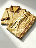 Men's Polo Shirt and Pants Set