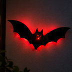 LED Bat Halloween Wall Lights