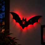 LED Bat Halloween Wall Lights