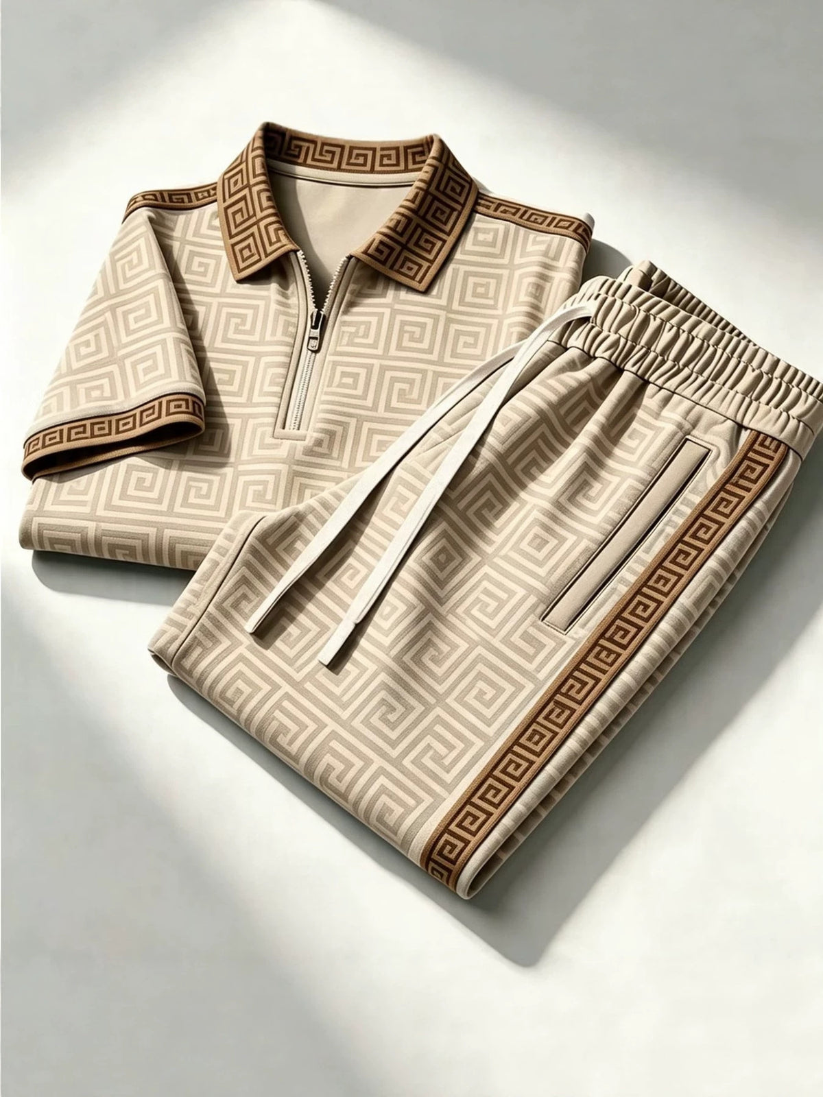 Men's Polo Shirt and Pants Set