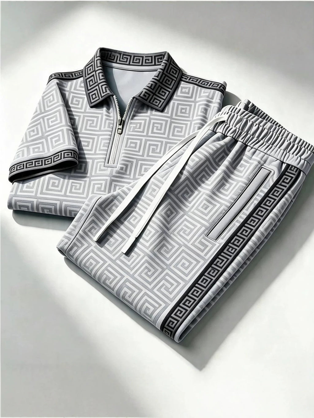 Men's Polo Shirt and Pants Set