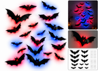 LED Bat Halloween Wall Lights