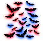 LED Bat Halloween Wall Lights